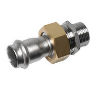 3/4" x 22 mm Press-Fit Adaptor with Union