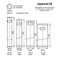 Polypropylene Float with Magnet