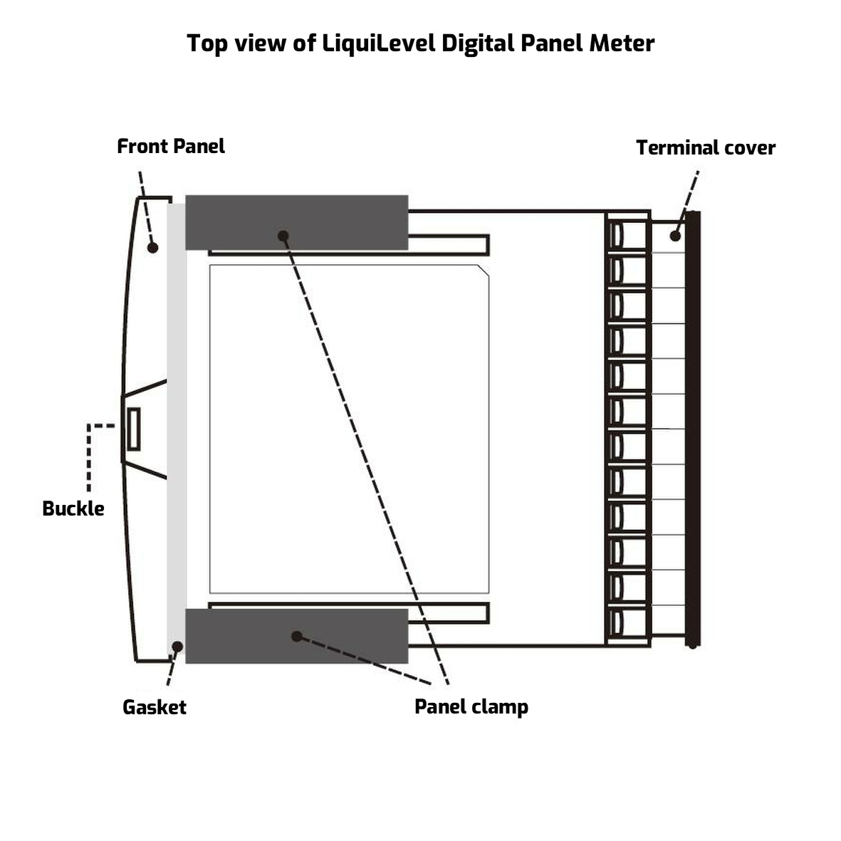 Submersible Level Transmitter with Digital Display
