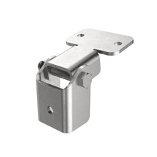 Stainless Steel adjustable hinged bracket - Kit A